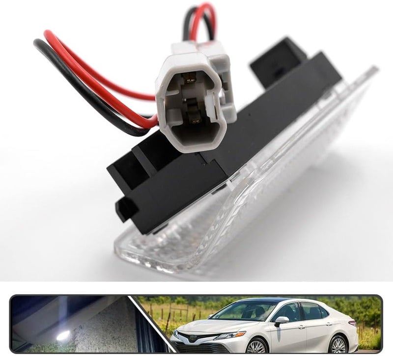 Mingrui test 2Pcs LED Courtesy Door Light for Toyota 4Runner Camry Prius Tundra Sienna Avalon Lexus IS ES GS LS RX GX LX Powered by High Power SMD Xenon White LED Error Free - Image 5